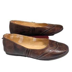 Bed Stu Tap, Slip On Ballet Flats Shoes F301602 sz 6 brown